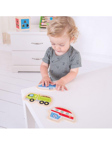 Puzzle - mijloace de transport (8 piese),BJ226