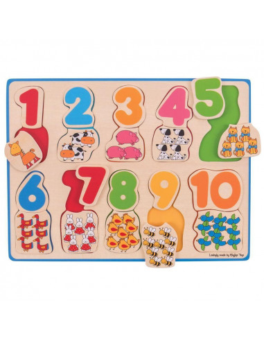 Puzzle - numere si culori,BJ549