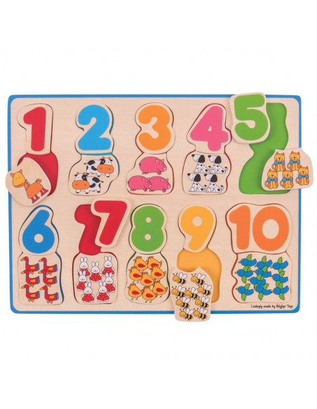 Puzzle - numere si culori,BJ549