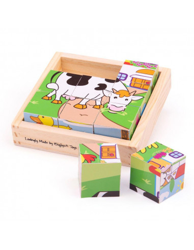 Puzzle cubic - animale domestice,BJ536