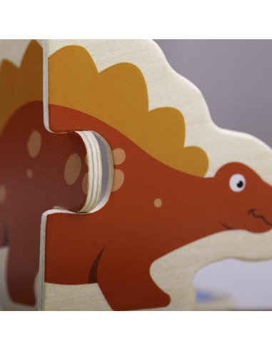 Puzzle din lemn - Dinozauri,BJ503
