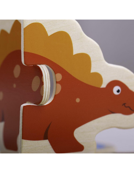 Puzzle din lemn - Dinozauri,BJ503