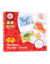 Set 3 puzzle din lemn - Lumea acvatica,BJ819