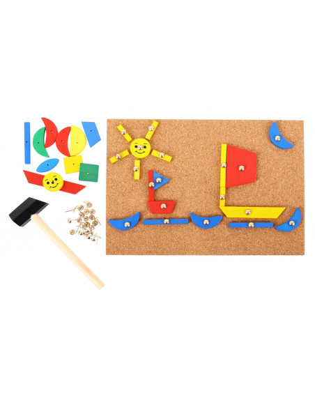 Set de creatie - Forme din lemn,BJ158