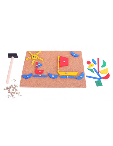 Set de creatie - Forme din lemn,BJ158