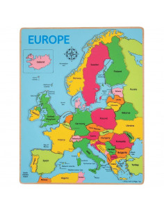 Puzzle incastru harta Europei,BJ048