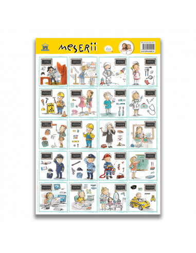 Plansa - Meserii cu Ema si Eric,978-606-048-236-9