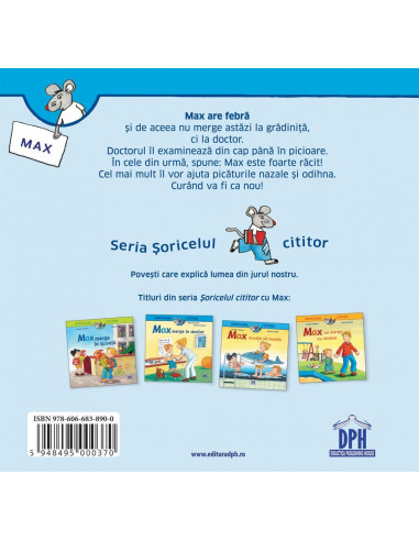 Soricelul cititor - Max merge la doctor,978-606-683-890-0