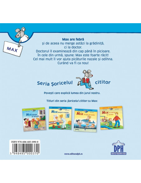 Soricelul cititor - Max merge la doctor,978-606-683-890-0