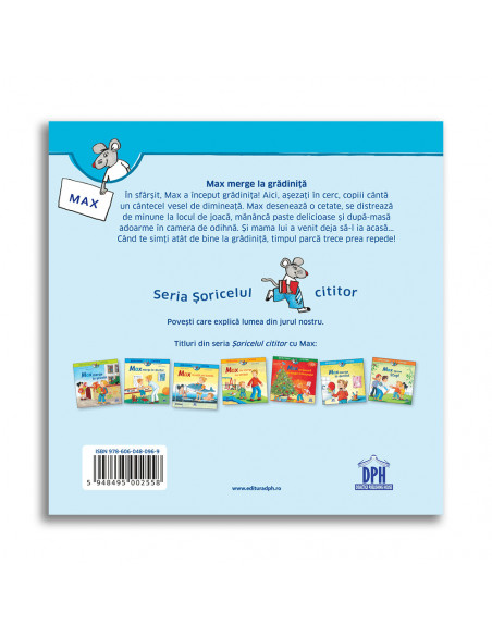 Soricelul cititor - Max merge la gradinita,978-606-048-096-9