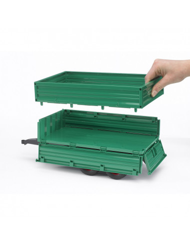 BRUDER - REMORCA BASCULABILA CU PARTI DETASABILE,BR02010