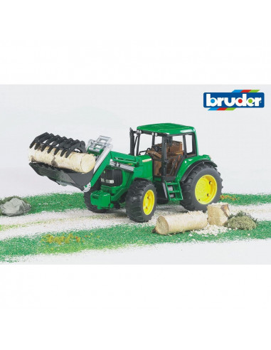 BRUDER - TRACTOR JOHN DEERE 6920 CU INCARCATOR FRONTAL,BR02052