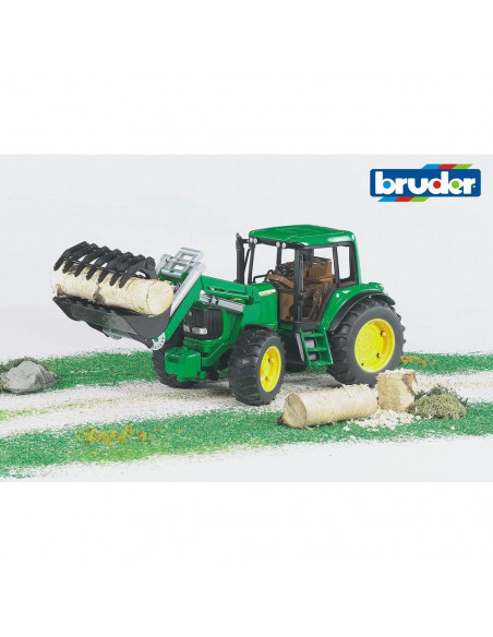 BRUDER - TRACTOR JOHN DEERE 6920 CU INCARCATOR FRONTAL,BR02052