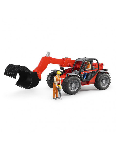BRUDER - INCARCATOR TELESCOPIC MANITOU MLT 633,BR02125