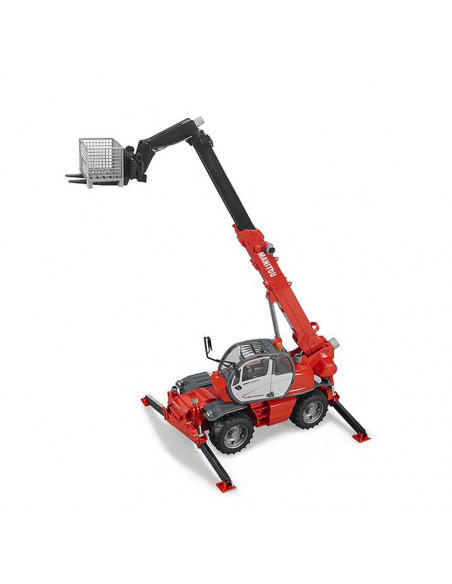 BRUDER - STIVUITOR TELESCOPIC CU ACCESORII MANITOU MRT BRUDER - STIVUITOR TELESCOPIC CU ACCESORII MANITOU MRT