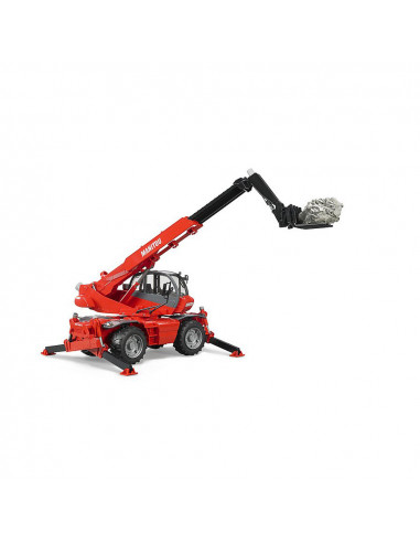 BRUDER - STIVUITOR TELESCOPIC CU ACCESORII MANITOU MRT BRUDER - STIVUITOR TELESCOPIC CU ACCESORII MANITOU MRT