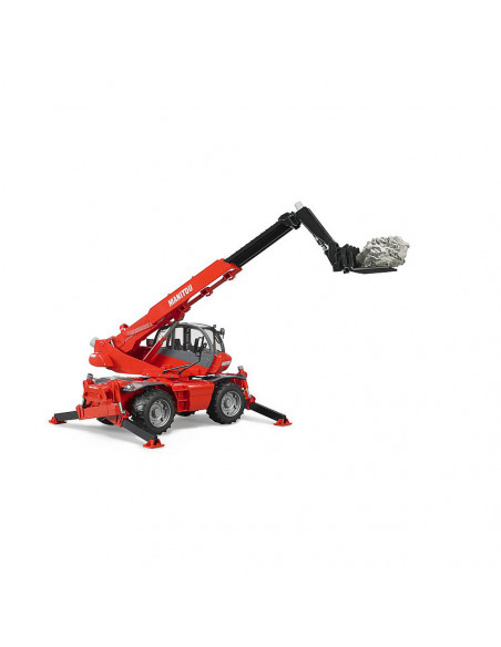 BRUDER - STIVUITOR TELESCOPIC CU ACCESORII MANITOU MRT BRUDER - STIVUITOR TELESCOPIC CU ACCESORII MANITOU MRT