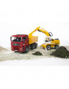 BRUDER - CAMION MAN TGA SI EXCAVATOR LIEBHERR,BR02751