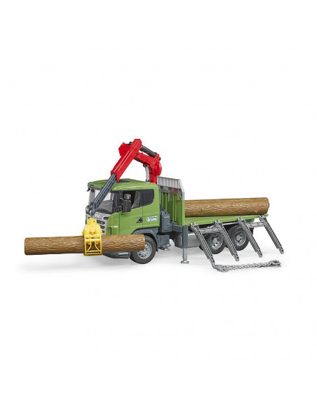 BRUDER - CAMION FORESTIER SCANIA R-SERIES CU MACARA DE