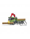BRUDER - CAMION FORESTIER SCANIA R-SERIES CU MACARA DE