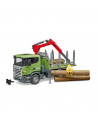 BRUDER - CAMION FORESTIER SCANIA R-SERIES CU MACARA DE