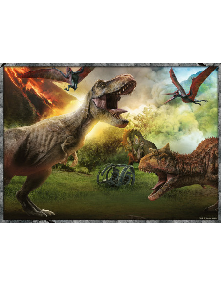 Puzzle Jurassic World, 4X100 Piese,RVSPC06976