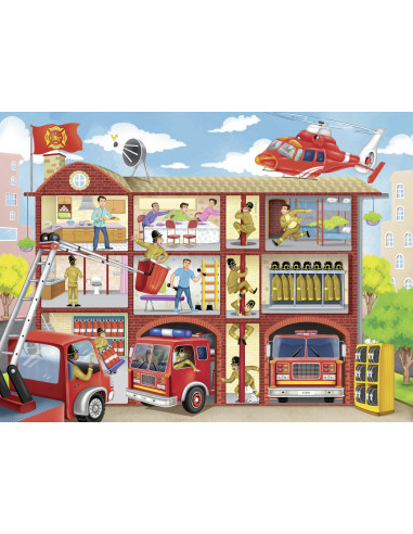 PUZZLE POMPIERI SALVATORI,100 PIESE,RVSPC10404