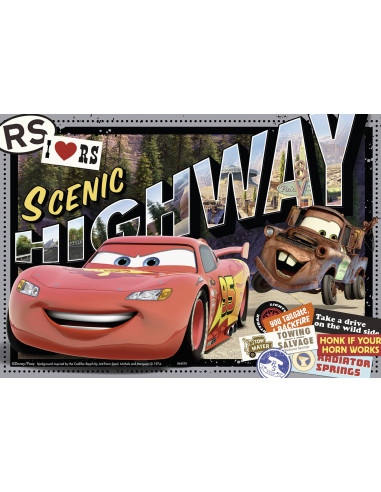 PUZZLE CARS, 2x24 PIESE,RVSPC07819