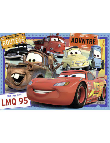 PUZZLE CARS, 2x24 PIESE,RVSPC07819