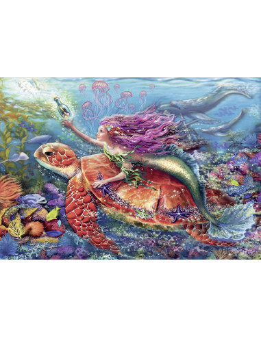 PUZZLE AVENTURA SIRENEI, 2x24 PIESE,RVSPC07834