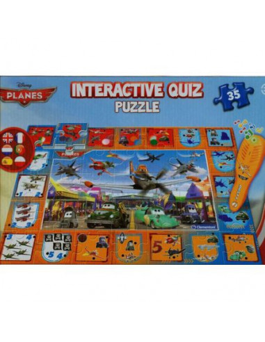 Clementoni Disney puzzle interactiv (35 buc) - Planes,13835
