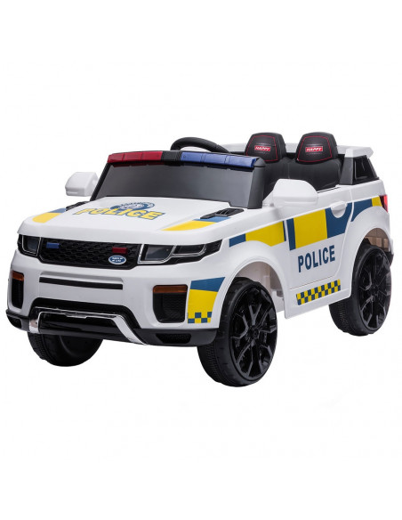 Masinuta electrica Chipolino Police SUV white,ELJPOL02202WH
