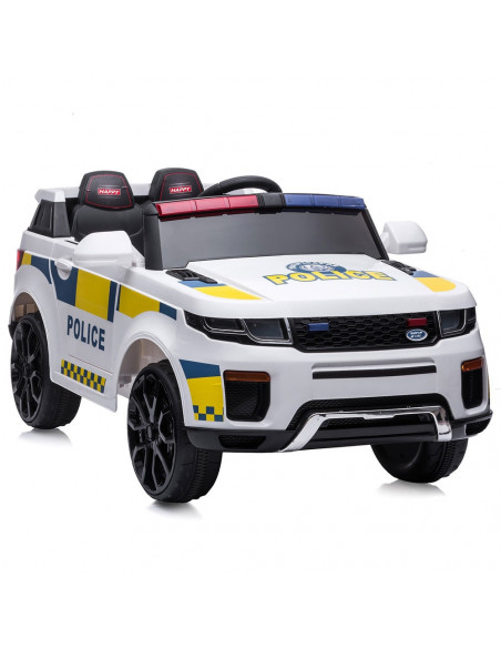 Masinuta electrica Chipolino Police SUV white,ELJPOL02202WH