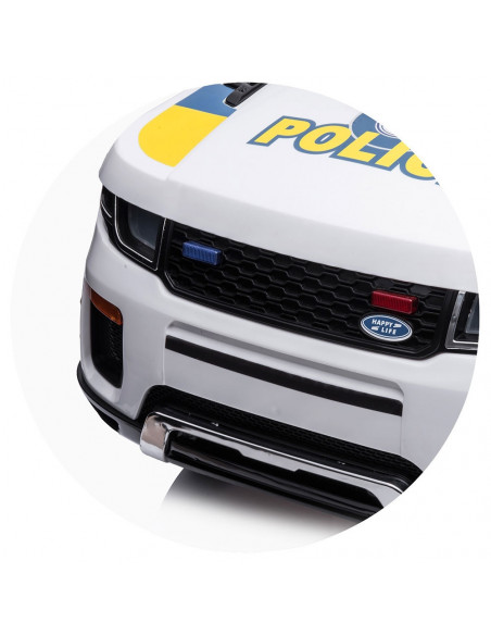 Masinuta electrica Chipolino Police SUV white,ELJPOL02202WH
