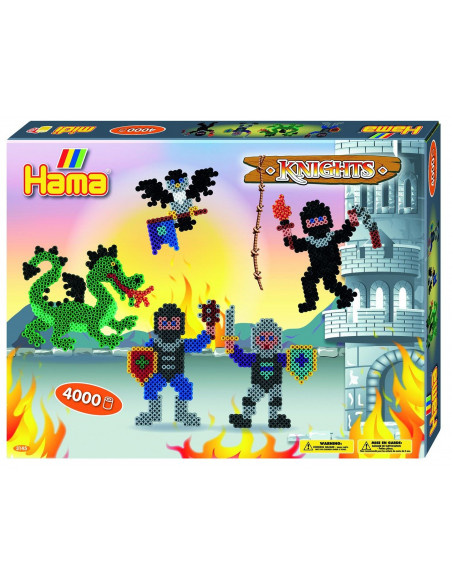 CAVALERI 4000 margele de calcat HAMA MIDI in cutie,Ha3145