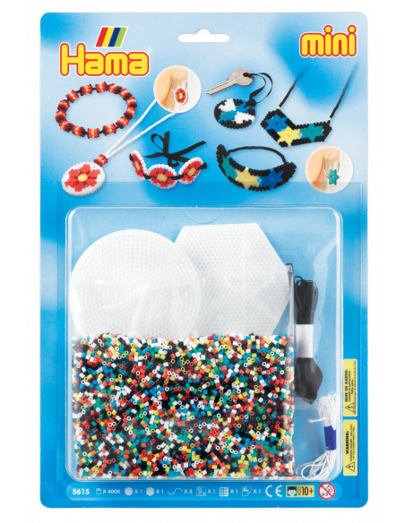 BIJUTERII - 4000 margele HAMA MINI in blister MARE,Ha5615