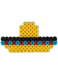 Set de 2000 margele HAMA MIDI cu 1 planseta de lucru in cutie 2