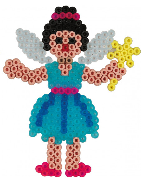 ZANE - 1100 de margele Hama midi si 1 planseta in blister,Ha4013