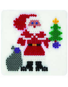 Mos craciun - planseta de lucru pentru margele Hama midi,Ha284 2