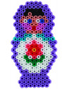 Papusi rusesti - set de 2000 margele Hama mini in blister,Ha5509