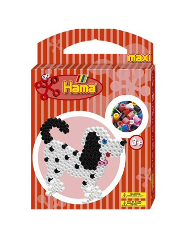 Catelul - set cu 350 margele Hama maxi in cutie,Ha8762