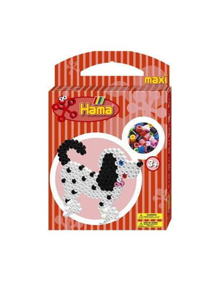 Catelul - set cu 350 margele Hama maxi in cutie,Ha8762
