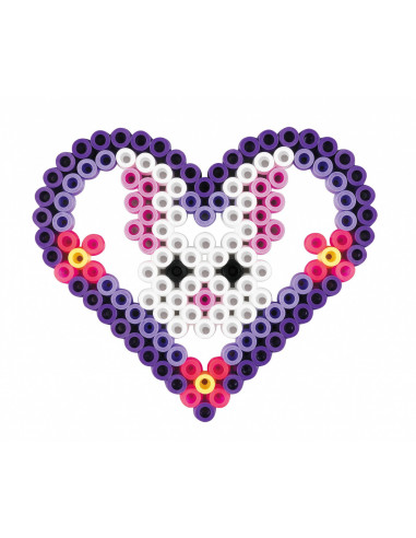 Inima - set cu 350 margele Hama maxi in cutie,Ha8772