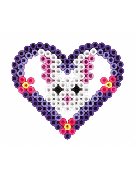 Inima - set cu 350 margele Hama maxi in cutie,Ha8772