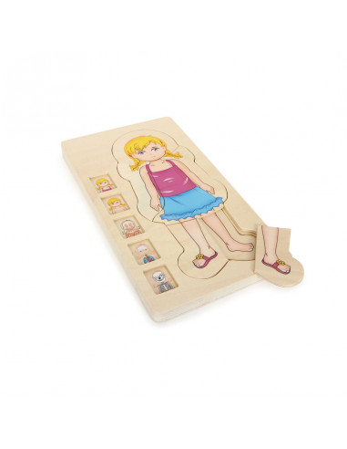 Puzzle multistrat de anatomie - fata,L5814