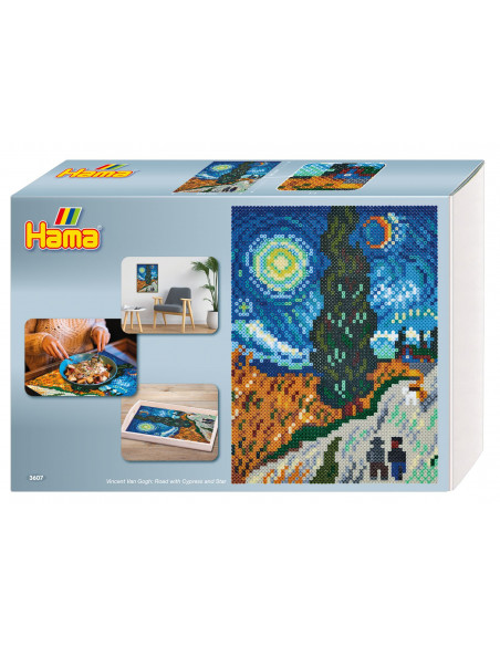 Set cu margele Hama midi arta - Van Gogh,Ha3607