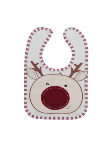 Baveta bumbac, cu broderie 3D, CAPRIOARA, Imprimeuri