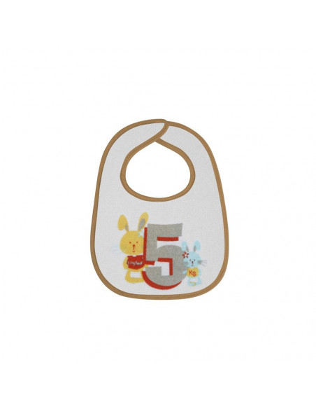 Set 7 bavete, small, bumbac, inchidere cu arici, culori Set 7 bavete, small, bumbac, inchidere cu arici, culori