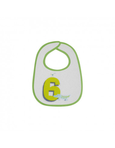 Set 7 bavete, small, bumbac, inchidere cu arici, culori Set 7 bavete, small, bumbac, inchidere cu arici, culori
