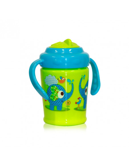 Cana cu manere, supapa anticurgere si pai 270 ml, culori